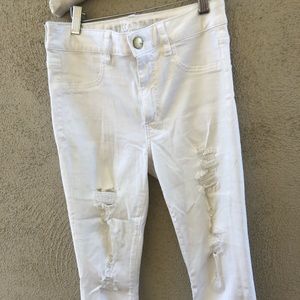 American eagle stretchy jeans high rise jeggings